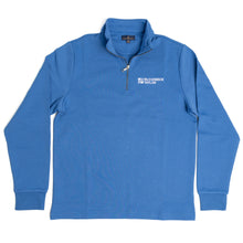 Men's Brooks Brothers Double-Knit 1/4 Zip Pullover - Charter Blue