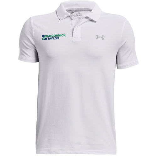 Under Armor Kids Series Polo - White